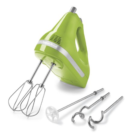 KitchenAid KHM5APGA Green Apple 5 Speed Ultra Power Hand Mixer