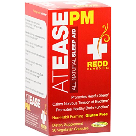 Redd Remedies - At Ease PM, Helps Relieve Bedtime Tension, 30 count