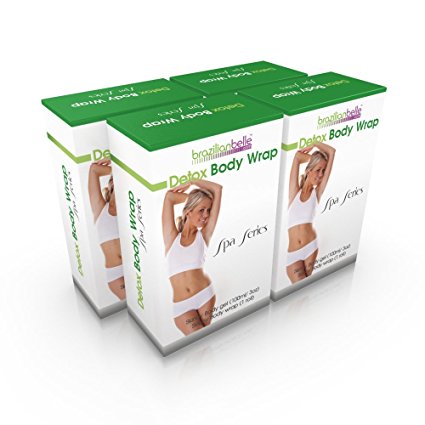 Brazilian Skinny Body Wrap Kit - Lose Belly Fat Fast, Reduce Cellulite, Eczema & Stretchmarks. No-Mess Formula for Stomach, Arms, & Thighs. (Slimming Cream   Belly Band) (60 FAT DESTROYER)