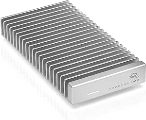 OWC Express 1M2 Portable NVMe Thunderbolt (USB-C) SSD USB4 Ultra Fast External SSD Drive with Aluminum Heat Sink Enclosure (Enclosure Only)