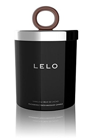 LELO Flickering Touch Massage Candle, Vanilla Cream De Cacao, 5.3 Ounces