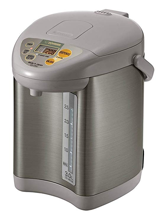 Zojirushi CD-JWC30HS Micom Water Boiler & Warmer, Silver Gray