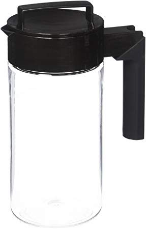 Takeya One Quart Black Patented and Airtight Pitcher, Made in the USA