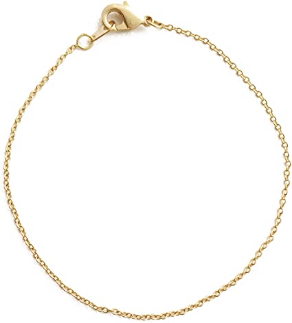 HONEYCAT Thin Chain Plain Bracelet in Gold, Rose Gold, or Silver | Minimalist, Delicate Jewelry