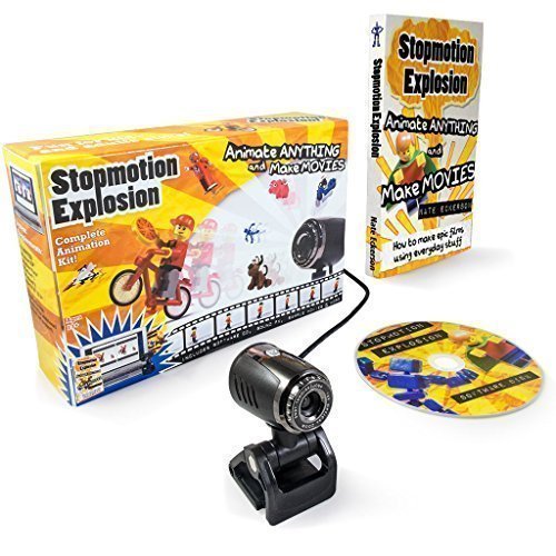 Stopmotion Explosion: Complete HD Stop Motion Animation Kit with HD Camera & Book (Windows & OS X)