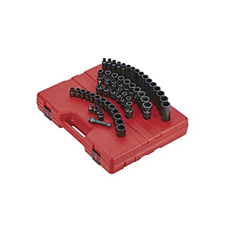Sunex 3351 3/8-Inch Drive Metric Impact Socket Set, 51-Piece