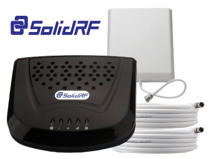 SolidRF SOHO 850MHz Single Band Cell Phone Signal Booster for Home and Office AT&T 2G/3G Verizon 3G US cellular 3G/4G