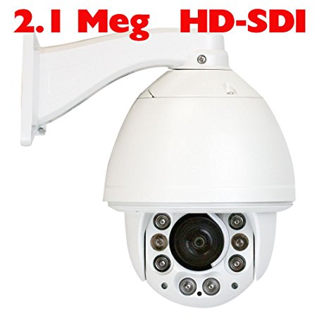 GW Security 2.1 MP 1080P HD-SDI High Speed Dome PTZ Camera 20X Optical Zoom for HD-SDI Security Camera System