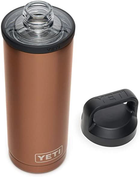 YETI Rambler 18 oz Bottle, Vacuum Insulated, Stainless Steel with Chug Cap