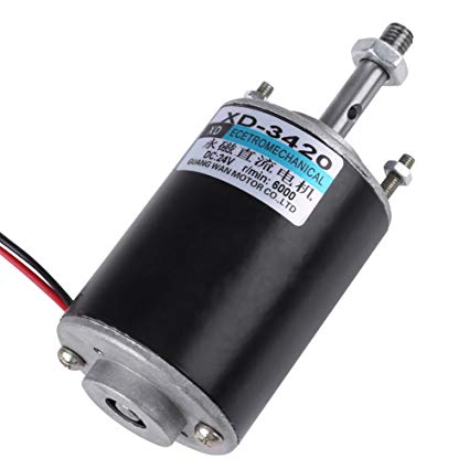 12/24V 30W High Speed CW/CCW Permanent Magnet DC Motor For DIY Generator(DC 24V 6000RPM)