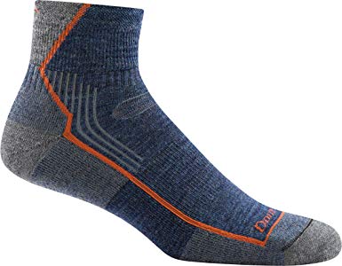 Darn Tough Men's Hiker 1/4 Sock Cushion (Style 1905/1959) Merino Wool - 6 Pack Special