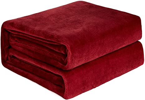 Throw Blankets,Fuzzy Blanket Fluffy Blankets and Throws Clearance Soft Throw Blankets for Adults Kids Lightweight Blanket Twin Red Plush Throw Blanket for Gifts(60"x80")