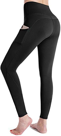 G4Free High Waist Yoga Pants with Pockets Leggings for Women Tummy Control Yoga Tights Running Workout Pants Pockets