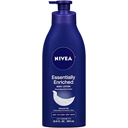 NIVEA Essentially Enriched Body Lotion, 16.9 Fluid Ounce (Pack of 2)