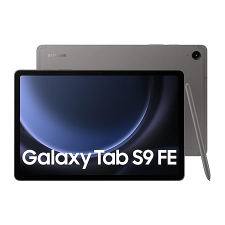 Samsung Galaxy Tab S9 FE 27.69 cm (10.9 inch) Display, RAM 8 GB, ROM 256 GB Expandable, S Pen in-Box, Wi-Fi, IP68 Tablet, Gray