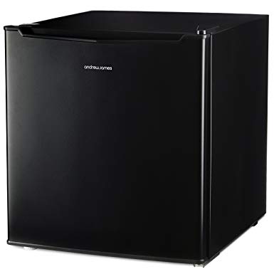 Andrew James Mini Fridge with Freezer Compartment | Compact Refrigerator for Home Bedrooms Offices Parties or Camping | Mini Bar for Drinks Sandwiches Ice Cream Treats | 46L