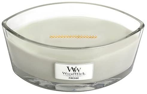 WoodWick 76106 Fireside HearthWick Candle, White by Woodwick