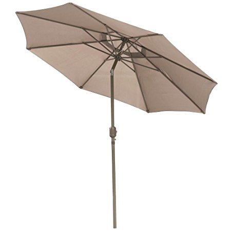 Yaheetech 8ft Aluminium Outdoor Patio Market Umbrella 180G Polyester