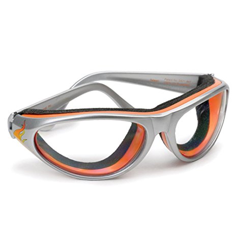 RSVP Gray and Orange Barbecue Grillin' Goggles