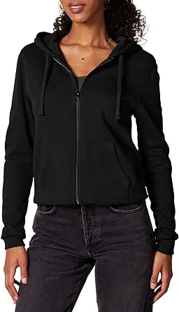 Amazon Essentials Womens French Terry Full-Zip Hoodie