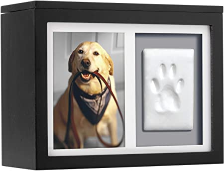 Pearhead Pet Memorial Urn, Cat or Dog Memory Box, Pet Memorial Keepsake