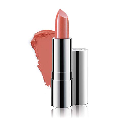 Super Moisturizing Lipstick by Luscious Cosmetics - Unique Smooth & Creamy Formula - Vegan | Cruelty Free | Lead Free | Color - Just Peachy - 0.12 Ounce