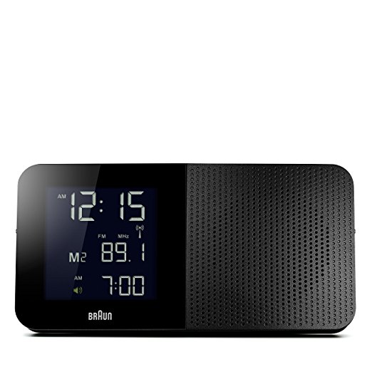 Braun BNC010BK-SRC AM/FM Quartz Alarm Clock