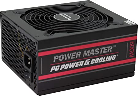 PC Power & Cooling Power Master Series 600 Watt, 80 Plus Bronze, Semi-Modular, Active PFC, Industrial Grade ATX PC Power Supply, 3 Year Warranty , FPS0600-A2S00