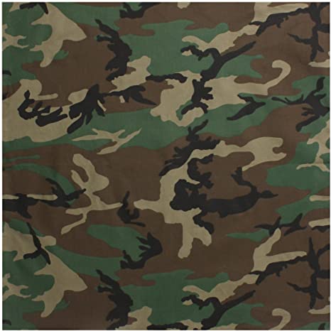 Rothco Camo Bandana - 22" X 22"