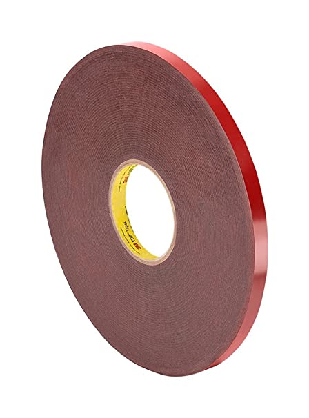 3M VHB 4611 Tape Roll - 0.375 in. (W) x 108 ft. (L) Dark Gray Acrylic Adhesive - Double Sided Tape with Firm Foam