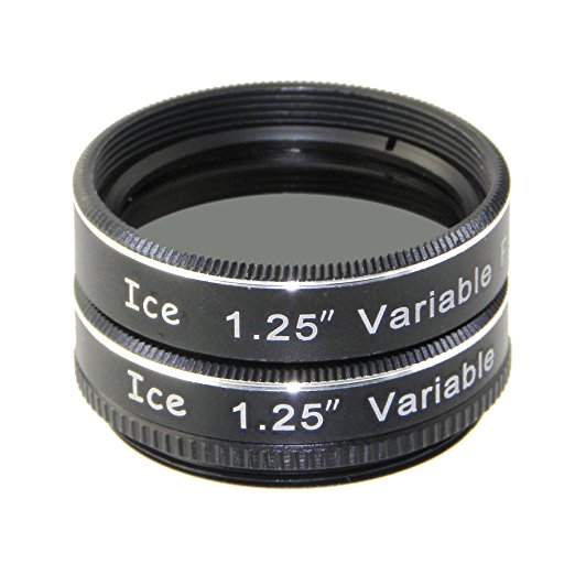 ICE 1.25" Variable Polarizing Eyepiece Moon Filter for Telescope Polarizer