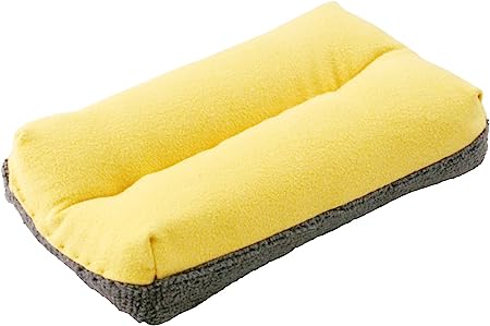 Carrand 45116 2-Sided Glass and Mirror Sponge, Yellow/Gray