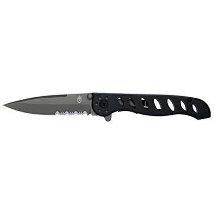 Gerber EVO Knife, Serrated Edge, Titanium Coated [22-41432]