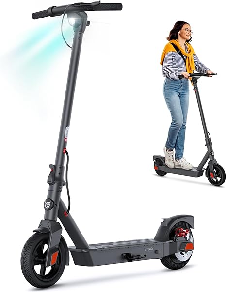 SISIGAD Electric Scooter - 500W Peak Motor, 15-20 Miles Range & 15-19 MPH, 8.5" Tires, Foldable Electric Scooter for Adults and Teens