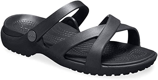 Crocs Women's Meleen Cross Band Sandal | Sandals for Women | Water Shoes