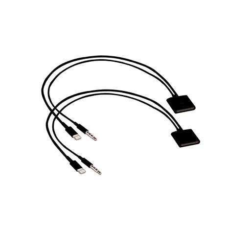Lightning to 30-Pin Adapter with 3.5mm Audio Cable Cord for iPhone 6/ 6 Plus / 5 / 5S / 5C, iPad Air, iPad mini , iPad 3 4, iPod Nano (7th gen), and iPod Touch (Black)