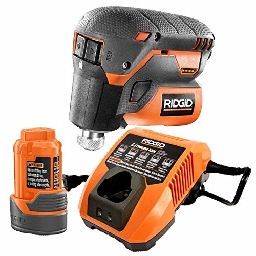 Ridgid R8224K 12-Volt Lithium-Ion 1/4 in. Cordless Palm Impact Screwdriver Kit With Battery & Charger