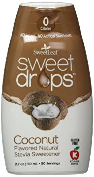 SweetLeaf Sweet Drops Liquid Stevia Sweetener, Coconut, 1.7 Ounce