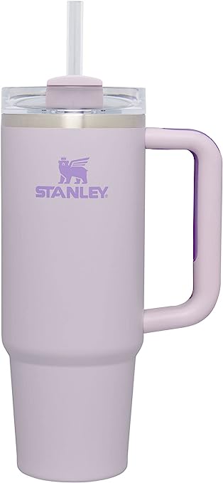 Stanley Quencher H2.0 FlowState Stainless Steel Vacuum Insulated Tumbler with Lid and Straw for Water, Iced Tea or Coffee, Smoothie and More, Orchid, 30 oz