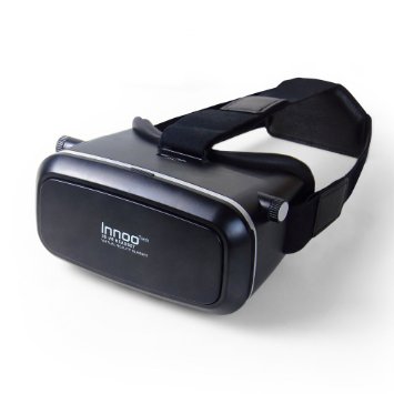Innoo Tech Virtual Reality Glasses 3D VR Goggles Headset for 3D Movies, Panoramic immersive Videos, 3D Games Compatible with 3.5 - 6 Inch Android IOS Smartphone