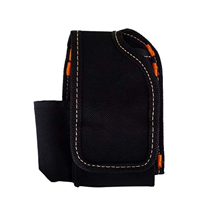 WOLFTEETH Ecig Travel Carry Vape Case, Portable Waist Bag for Electronic Cigarette Box Mod Vape Pen Atomizer Tank RDA RBA RTA, Nicotine Free (Denim Black)