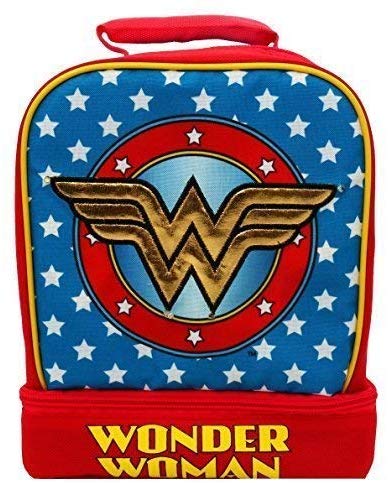 UPD Wonder Woman Light-Up Lead-Free Dual-Chamber Lunch Tote Bag Box W/ Lights
