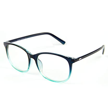 Cyxus Blue Light Filter [Anti Eye Strain] Computer Glasses, Blocking UV Eyewear (Gradient Bluish Green)