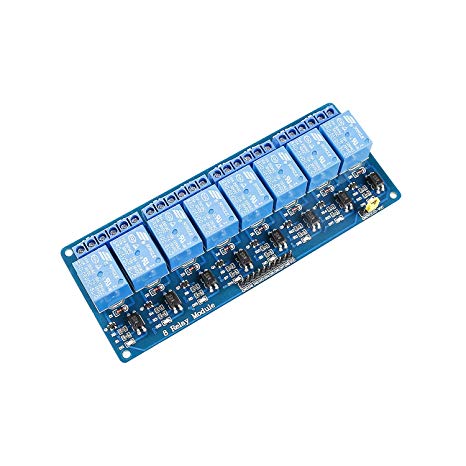 SunFounder 5V 8 Channel Relay Shield Module for Raspberry Pi 3, 2 Model B & B  Arduino UNO 2560 1280 ARM PIC AVR STM32