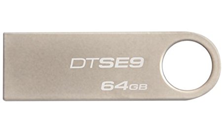 Kingston Digital DataTraveler SE9 64GB USB 2.0 Flash Drive (DTSE9H/64GB)