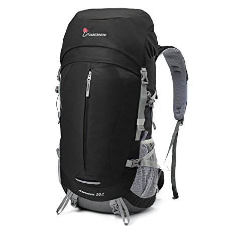 Mountaintop 50L Hiking Backpack Backpacking Trekking Bag with Rain Cover YKK buckle-5818III