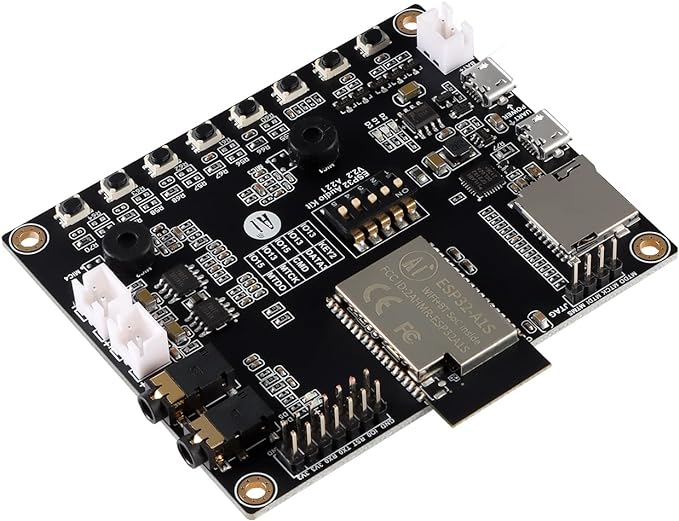 JESSINIE ESP32 Aduio Kit ESP32 WiFi Bluetooth Module ESP32-A1S Module Audio Development Board BLE Low Power Dual-core 64Mb Serial Adapter Port to WiFi Board