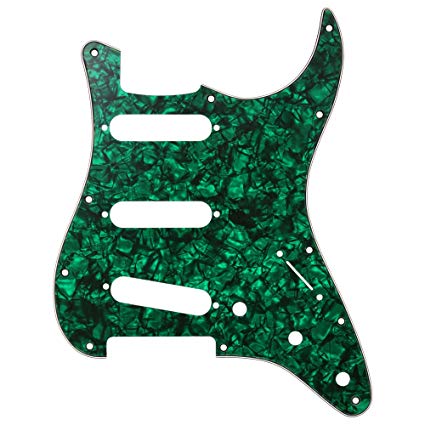 D’Andrea Strat Pickguards for Electric Guitar, Green Pearl