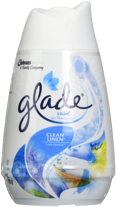 Glade Solid Air Freshener, Clean Linen, 6-Ounce (Pack of 6)