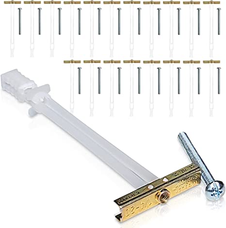 TOGGLER SNAPTOGGLE Drywall Anchor with Included Bolts for 1/4-20 Fastener Size; Holds up to 265 pounds Each in 1/2-in Drywall by TOGGLER (20 Pack)